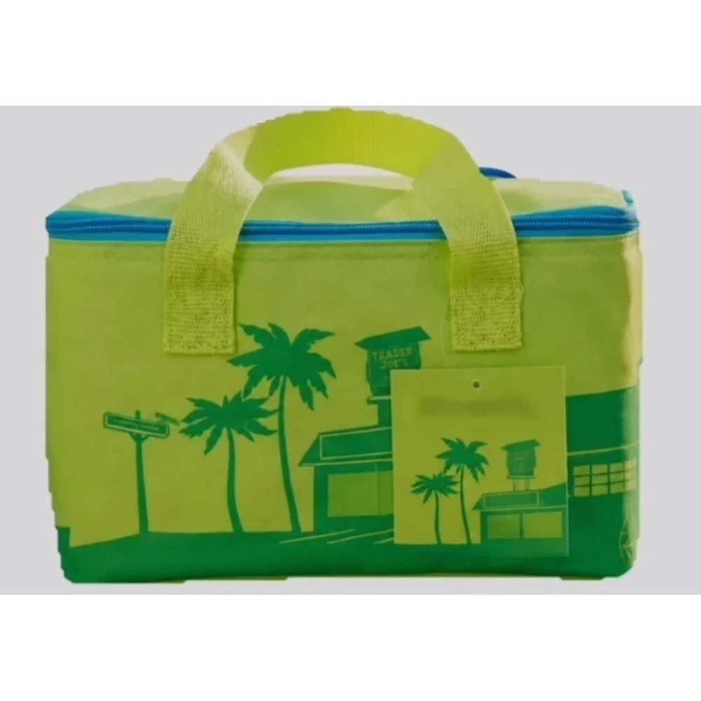 Trader Joe's 2026 Green Mini Insulated Lunch Tote Bag Limited Edition NWT